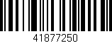Código de barras (EAN, GTIN, SKU, ISBN): '41877250'