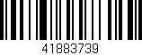 Código de barras (EAN, GTIN, SKU, ISBN): '41883739'