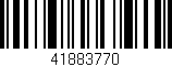 Código de barras (EAN, GTIN, SKU, ISBN): '41883770'