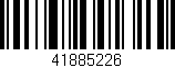 Código de barras (EAN, GTIN, SKU, ISBN): '41885226'
