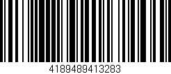 Código de barras (EAN, GTIN, SKU, ISBN): '4189489413283'