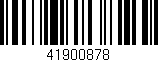 Código de barras (EAN, GTIN, SKU, ISBN): '41900878'
