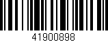 Código de barras (EAN, GTIN, SKU, ISBN): '41900898'