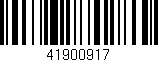 Código de barras (EAN, GTIN, SKU, ISBN): '41900917'