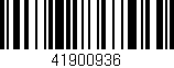 Código de barras (EAN, GTIN, SKU, ISBN): '41900936'