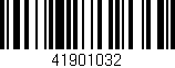 Código de barras (EAN, GTIN, SKU, ISBN): '41901032'