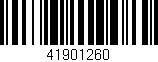 Código de barras (EAN, GTIN, SKU, ISBN): '41901260'