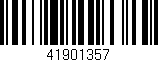 Código de barras (EAN, GTIN, SKU, ISBN): '41901357'