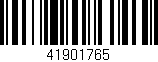 Código de barras (EAN, GTIN, SKU, ISBN): '41901765'