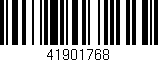 Código de barras (EAN, GTIN, SKU, ISBN): '41901768'