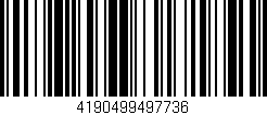 Código de barras (EAN, GTIN, SKU, ISBN): '4190499497736'