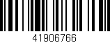 Código de barras (EAN, GTIN, SKU, ISBN): '41906766'