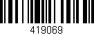 Código de barras (EAN, GTIN, SKU, ISBN): '419069'