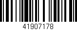Código de barras (EAN, GTIN, SKU, ISBN): '41907178'