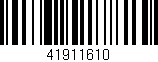 Código de barras (EAN, GTIN, SKU, ISBN): '41911610'