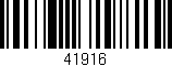 Código de barras (EAN, GTIN, SKU, ISBN): '41916'