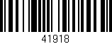 Código de barras (EAN, GTIN, SKU, ISBN): '41918'