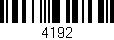 Código de barras (EAN, GTIN, SKU, ISBN): '4192'