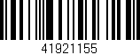 Código de barras (EAN, GTIN, SKU, ISBN): '41921155'