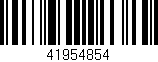Código de barras (EAN, GTIN, SKU, ISBN): '41954854'