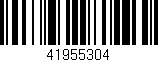 Código de barras (EAN, GTIN, SKU, ISBN): '41955304'