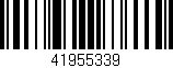 Código de barras (EAN, GTIN, SKU, ISBN): '41955339'