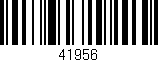 Código de barras (EAN, GTIN, SKU, ISBN): '41956'