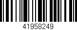 Código de barras (EAN, GTIN, SKU, ISBN): '41958249'
