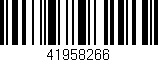 Código de barras (EAN, GTIN, SKU, ISBN): '41958266'