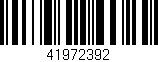 Código de barras (EAN, GTIN, SKU, ISBN): '41972392'