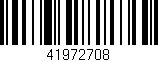 Código de barras (EAN, GTIN, SKU, ISBN): '41972708'