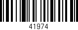 Código de barras (EAN, GTIN, SKU, ISBN): '41974'