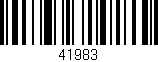 Código de barras (EAN, GTIN, SKU, ISBN): '41983'