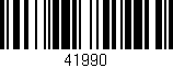 Código de barras (EAN, GTIN, SKU, ISBN): '41990'