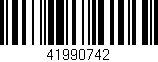 Código de barras (EAN, GTIN, SKU, ISBN): '41990742'