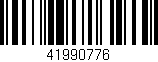Código de barras (EAN, GTIN, SKU, ISBN): '41990776'