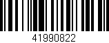 Código de barras (EAN, GTIN, SKU, ISBN): '41990822'