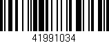 Código de barras (EAN, GTIN, SKU, ISBN): '41991034'