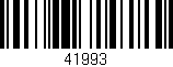 Código de barras (EAN, GTIN, SKU, ISBN): '41993'