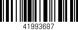 Código de barras (EAN, GTIN, SKU, ISBN): '41993687'