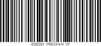 Código de barras (EAN, GTIN, SKU, ISBN): '4200331/PRECHUV_37'