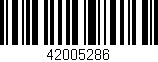 Código de barras (EAN, GTIN, SKU, ISBN): '42005286'