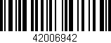 Código de barras (EAN, GTIN, SKU, ISBN): '42006942'