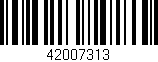 Código de barras (EAN, GTIN, SKU, ISBN): '42007313'