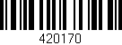 Código de barras (EAN, GTIN, SKU, ISBN): '420170'