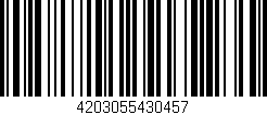 Código de barras (EAN, GTIN, SKU, ISBN): '4203055430457'