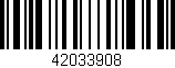 Código de barras (EAN, GTIN, SKU, ISBN): '42033908'