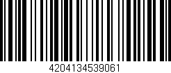 Código de barras (EAN, GTIN, SKU, ISBN): '4204134539061'