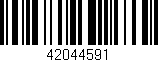 Código de barras (EAN, GTIN, SKU, ISBN): '42044591'