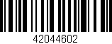 Código de barras (EAN, GTIN, SKU, ISBN): '42044602'
